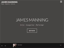 Tablet Screenshot of jamesmanningmusic.com